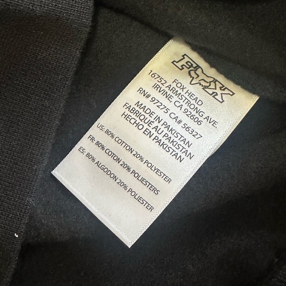 NWOTs Fox Racing Hoodie Size Medium - Picture 4 of 4